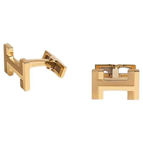 Hermes gold cufflinks price